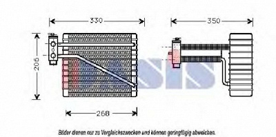AKS DASIS 820226n -  Испаритель, кондиционер